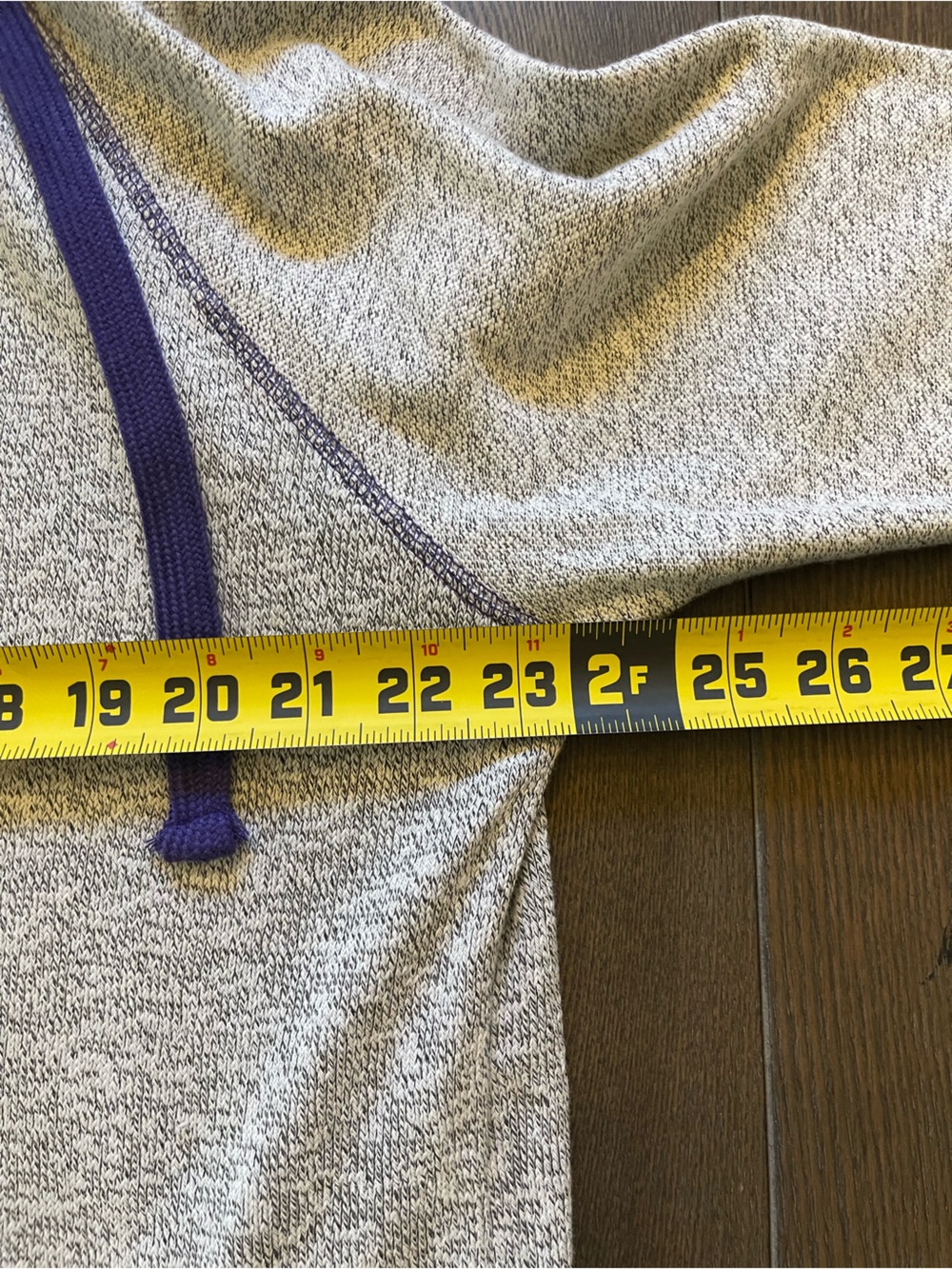 Wicked Gray Hoodie with Purple Accents - Picture 5 of 9